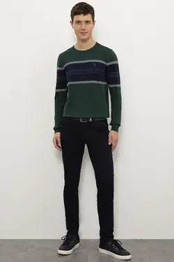 پلیور بافت نخی مردانه یو اس پولو