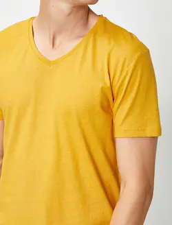 تی شرت یقه هفت ساده زنانه کوتون