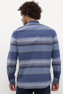 پیراهن نخی یقه برگردان مردانه یو اس پولو