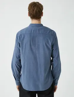 پیراهن نخی ساده مردانه کوتون