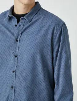 پیراهن نخی ساده مردانه کوتون