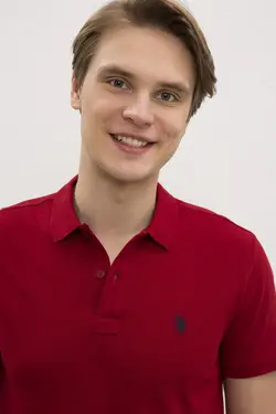 پولوشرت جذب نخی مردانه یو اس پولو