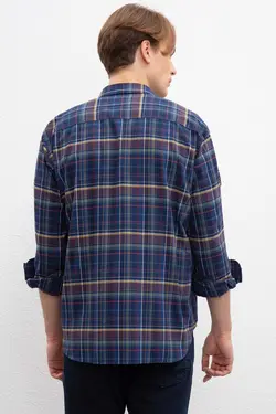 پیراهن چهارخانه مردانه یو اس پولو