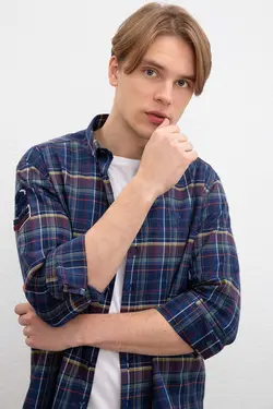 پیراهن چهارخانه مردانه یو اس پولو