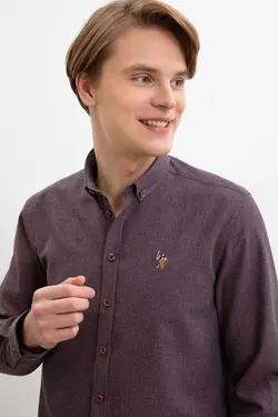 پیراهن آستین بلند مردانه یو اس پولو