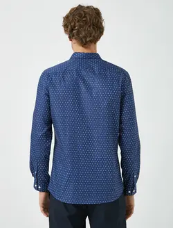 پیراهن نخی آستین بلند مردانه کوتون