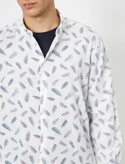 پیراهن آستین بلند طرح دار مردانه کوتون