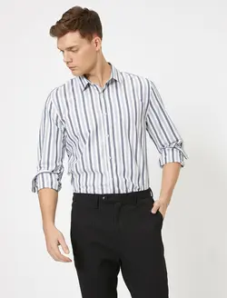 پیراهن راه راه مردانه کوتون