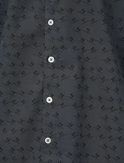 پیراهن آستین بلند طرح پرنده مردانه کوتون