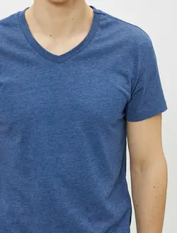 تی شرت یقه هفت آستین کوتاه مردانه کوتون