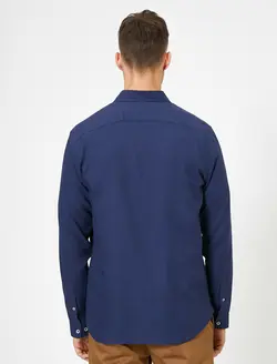 پیراهن آستین بلند بدون جیب مردانه کوتون