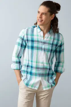 پیراهن چهارخانه مردانه