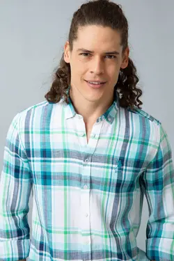 پیراهن چهارخانه مردانه