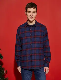 پیراهن چهار خانه مردانه کوتون