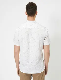 پیراهن آستین کوتاه طرح دار مردانه کوتون