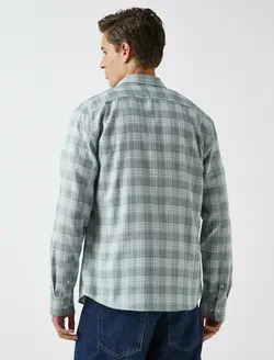 پیراهن چهارخانه مردانه کوتون