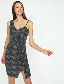 پیراهن کوتاه چاک دار زنانه کوتون