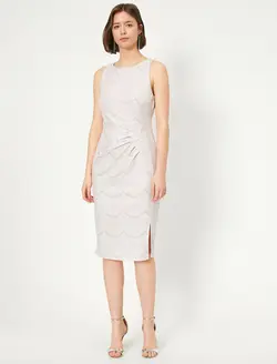 پیراهن میدی چاک دار زنانه کوتون