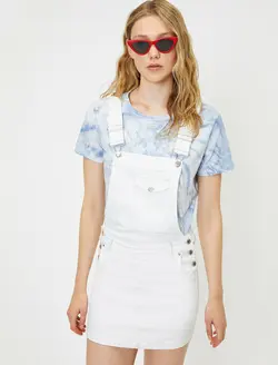 پیراهن جین کوتاه زنانه کوتون