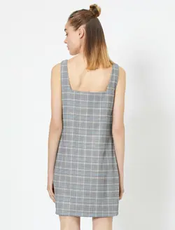 پیراهن کوتاه جلو دکمه دار زنانه کوتون