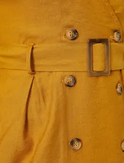 پیراهن کوتاه یقه هفت جلو دکمه دار زنانه کوتون