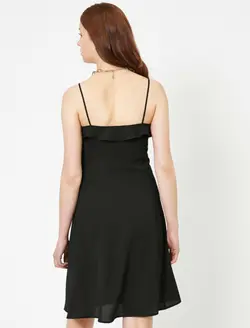 پیراهن کوتاه بندی ساده زنانه کوتون