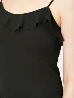 پیراهن کوتاه بندی ساده زنانه کوتون