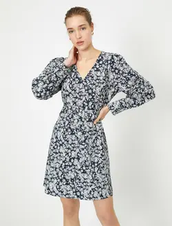 پیراهن کوتاه گلدار زنانه کوتون