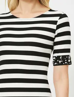 پیراهن کوتاه راه راه زنانه کوتون