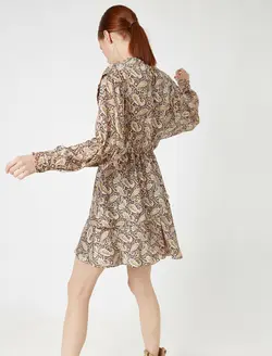 پیراهن کوتاه طرح دار زنانه کوتون