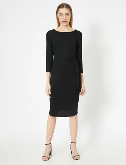 پیراهن میدی آستین بلند زنانه کوتون