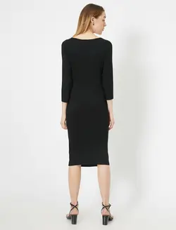 پیراهن میدی آستین بلند زنانه کوتون