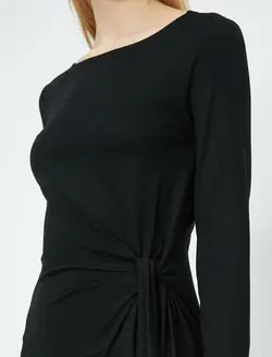 پیراهن میدی آستین بلند زنانه کوتون