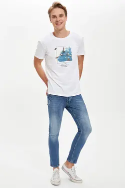 شلوار جین جذب زاپ دار مردانه دفاکتو