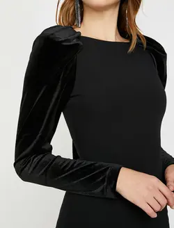 پیراهن میدی آستین بلند زنانه کوتون