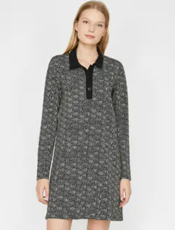 پیراهن کوتاه آستین بلند زنانه کوتون