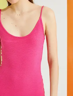 پیراهن میدی ساده چاک دار زنانه کوتون