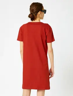 پیراهن کوتاه نخی نوشته دار زنانه کوتون