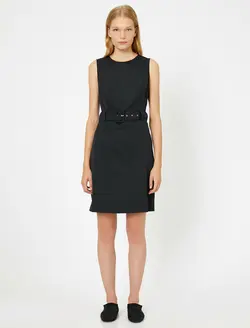 پیراهن کوتاه کمربند دار زنانه کوتون