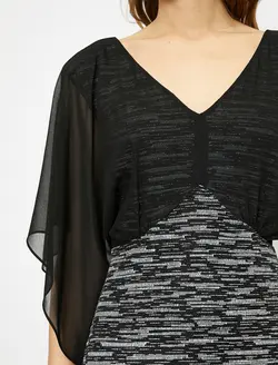 پیراهن کوتاه یقه هفت زنانه کوتون