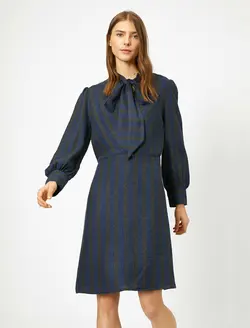 پیراهن میدی راه راه زنانه کوتون