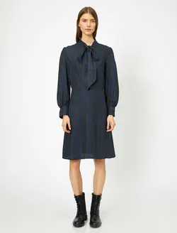 پیراهن میدی راه راه زنانه کوتون