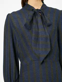 پیراهن میدی راه راه زنانه کوتون