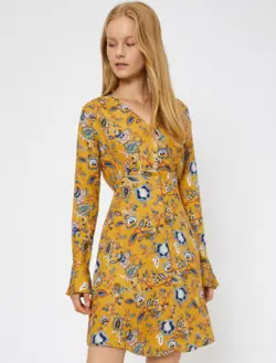 پیراهن کوتاه گل دار زنانه کوتون