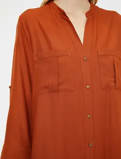 پیراهن کوتاه کلوش دکمه دار زنانه کوتون