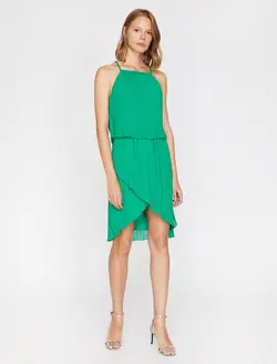 پیراهن کوتاه پلیسه دار زنانه