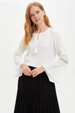 بلوز آستین کلوش زنانه دفاکتو