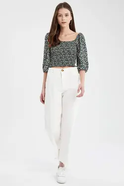 بلوز گل دار زنانه دفاکتو