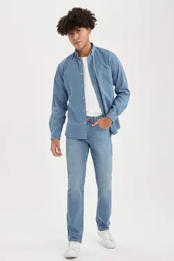 شلوار جین راسته مردانه دفاکتو