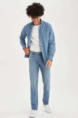 شلوار جین راسته مردانه دفاکتو